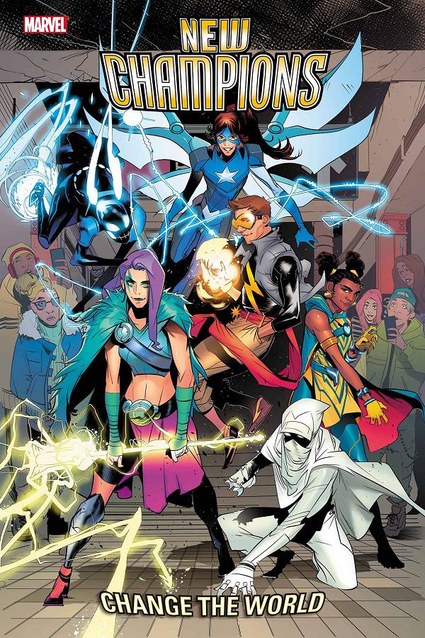New Champions #1 FEDERICO VICENTINI HOMAGE cover