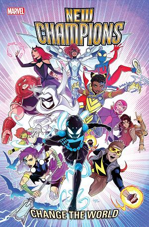 New Champions #1 LUCIANO VECCHIO PROMO cover