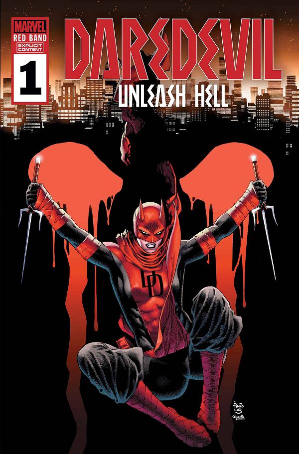 Daredevil Unleash Hell Red Band #1 cover