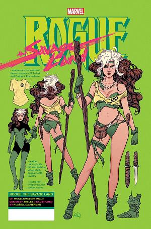 Rogue The Savage Land #1 (OF 5) RUSSELL DAUTERMAN cover