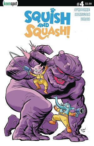 Squish & Squash #4 CVR B DEAN HASPIEL cover