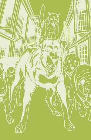 Animal Pound Pen & Ink #1 CVR B CVR B SPOT UV cover