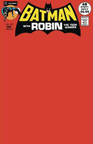 Batman #237 CVR C FACSIMILE EDITION CVR C BLANK cover