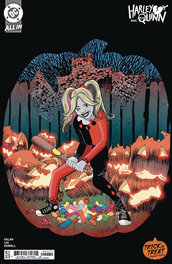Harley Quinn #44 CVR D KELLEY JONES TRICK OR TREAT CSV cover