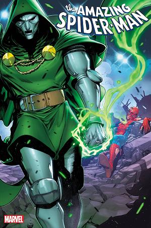 Amazing Spider-Man #60 IBAN COELLO DOOM cover