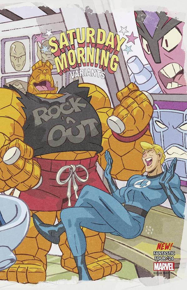 Fantastic Four #26 GALLOWAY SATURDAY MORNING CONNECT cover