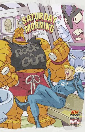 Fantastic Four #26 GALLOWAY SATURDAY MORNING CONNECT cover