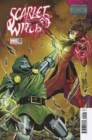 Scarlet Witch #5 STEFANO CASELLI DOOM cover