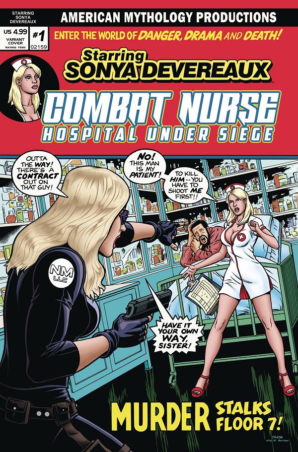 Starring Sonya Devereaux Combat Nurse #1 CVR B HOMAGE cover