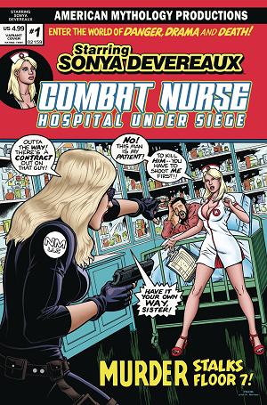 Starring Sonya Devereaux Combat Nurse #1 CVR B HOMAGE cover