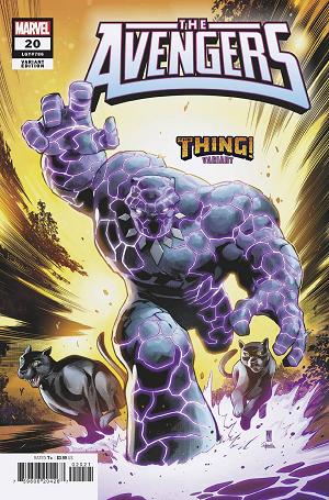 Avengers #20 PACO MEDINA THE THING cover