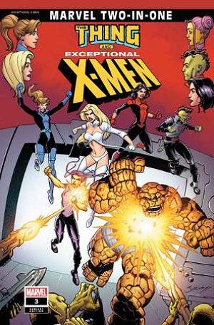 Exceptional X-Men #3 MARK BAGLEY MARVEL TWO-IN-ONE cover