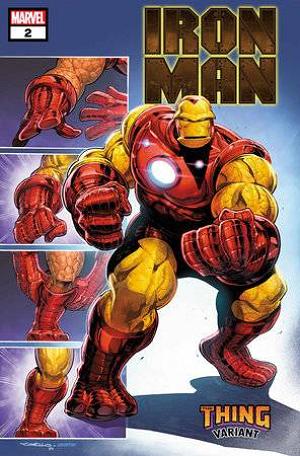 Iron Man #2 IBAN COELLO THE THING cover
