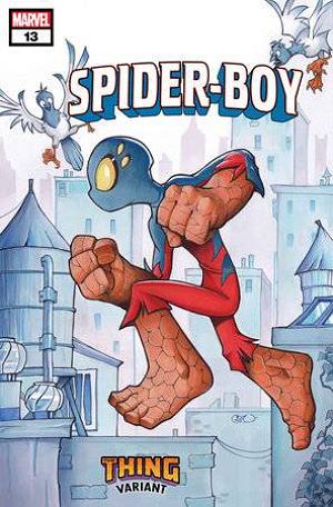 Spider-Boy #13 CHRISSIE ZULLO THE THING cover