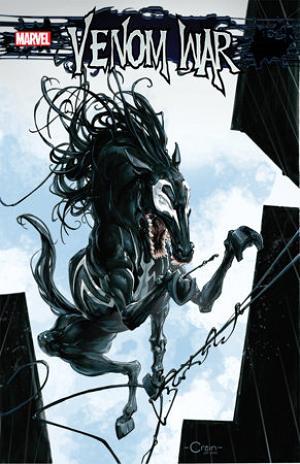 Venom War #5 (OF 5) CLAYTON CRAIN VENOM HORSE cover