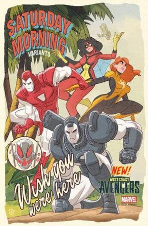 West Coast Avengers #1 TBD ARTIST SATURDAY MORNING cover