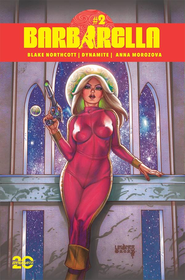 Barbarella #2 variant cover by Joseph Michael Linsner