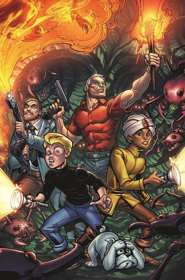 Jonny Quest #4 variant cover by Chad Hardin