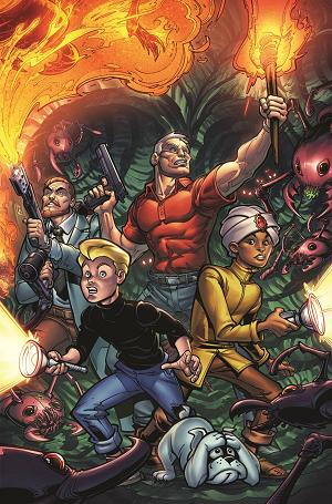 Jonny Quest #4 CVR E HARDIN LTD VIRGIN cover