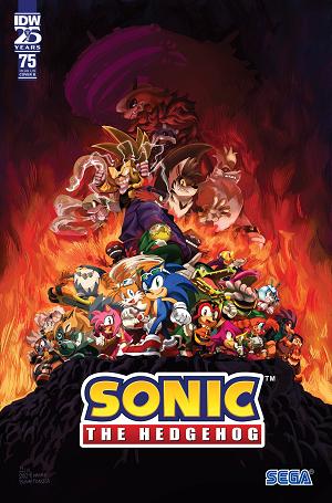 Sonic The Hedgehog #75 CVR B FONSECA cover