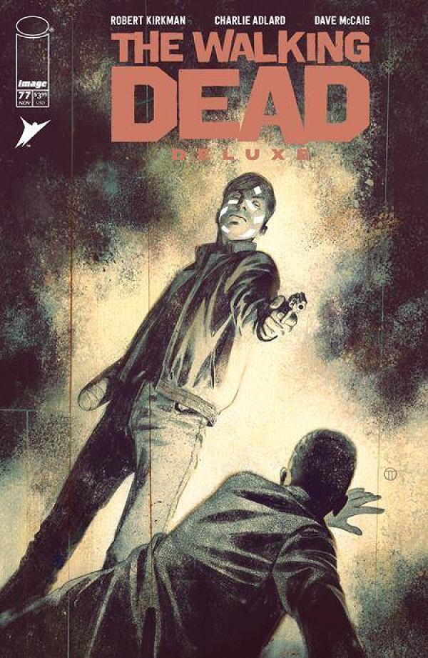 Walking Dead Deluxe #77 variant cover by Julian Totino Tedesco