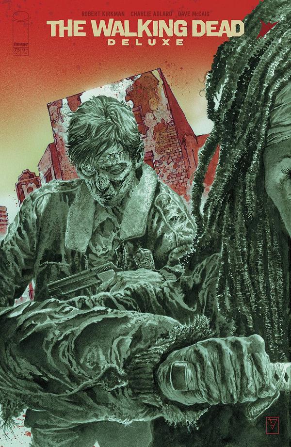 Walking Dead Deluxe #75 variant cover by J. H. Williams