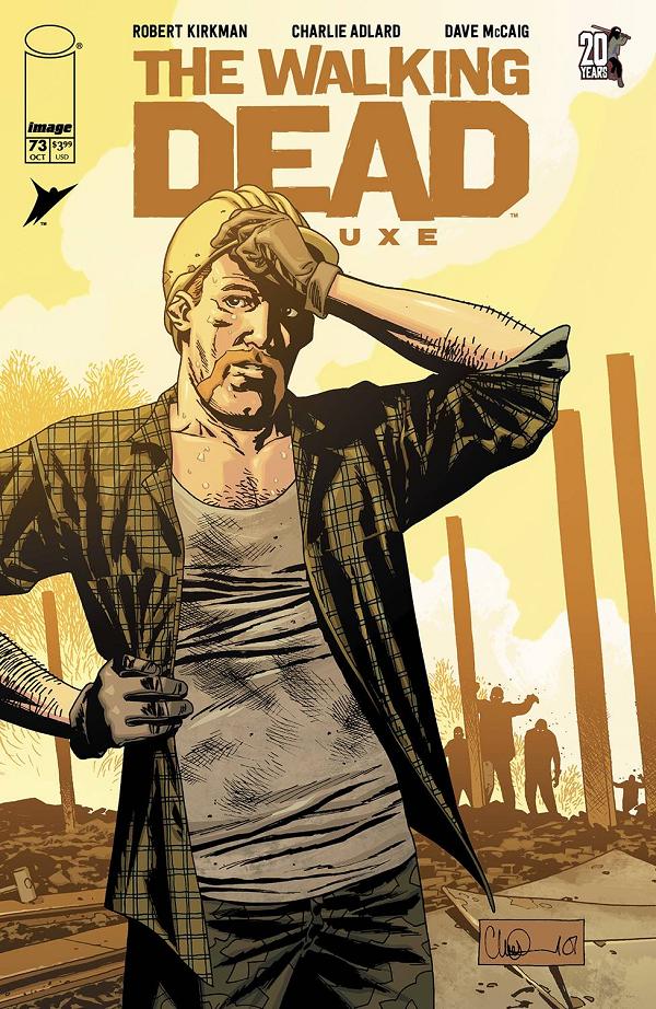 Walking Dead Deluxe #73 variant cover by Charlie Adlard
