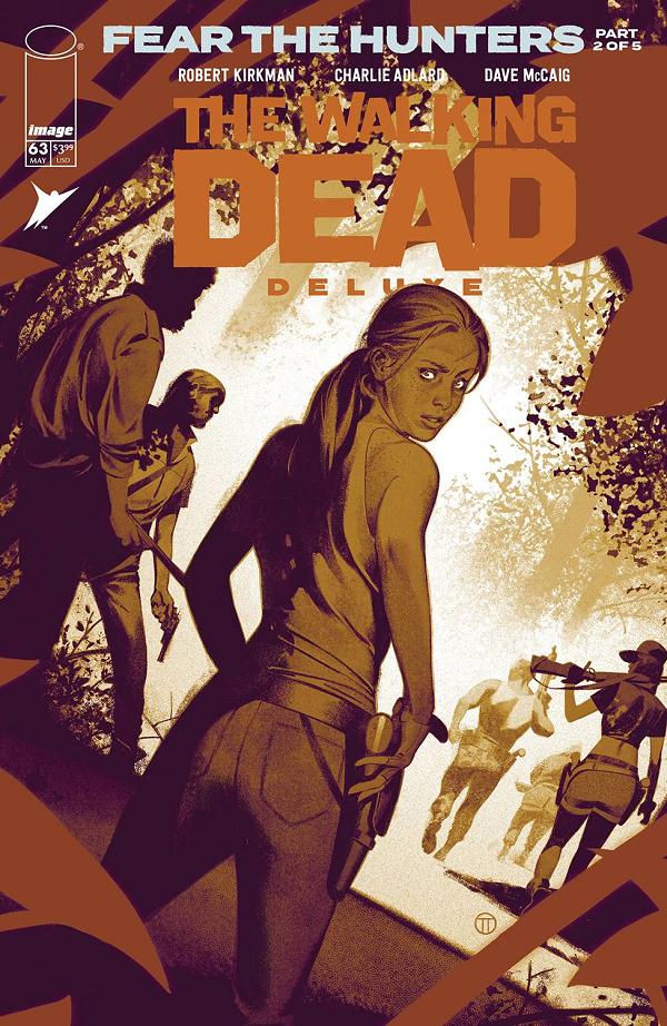 Walking Dead Deluxe #63 variant cover by Julian Totino Tedesco