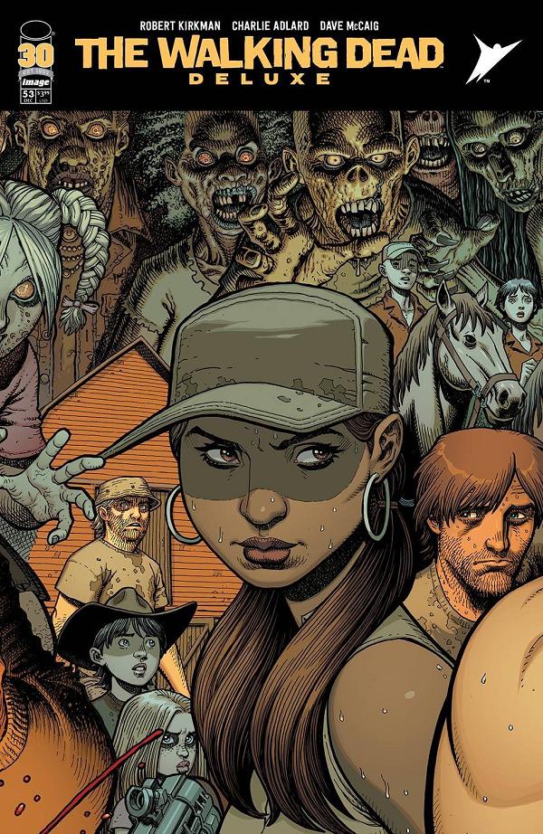 Walking Dead Deluxe #53 variant cover by Arthur Adams