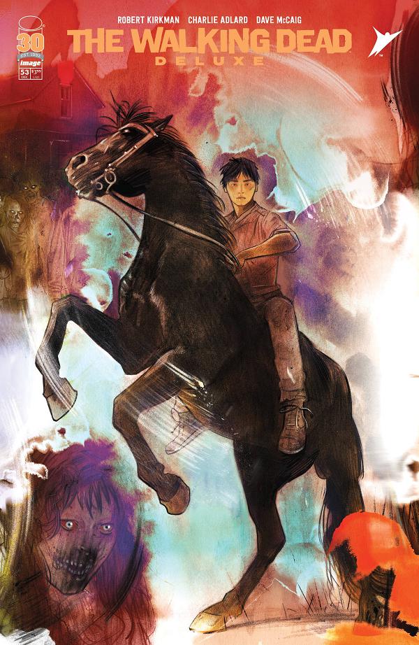 Walking Dead Deluxe #53 variant cover by Tula Lotay