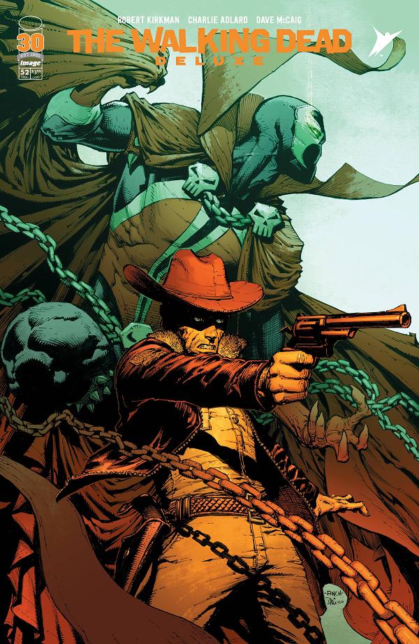 Walking Dead Deluxe #52 variant cover by David Finch