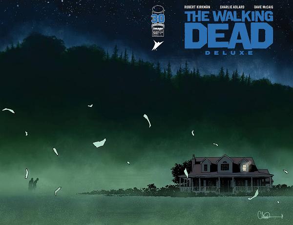Walking Dead Deluxe #50 variant cover by Charlie Adlard