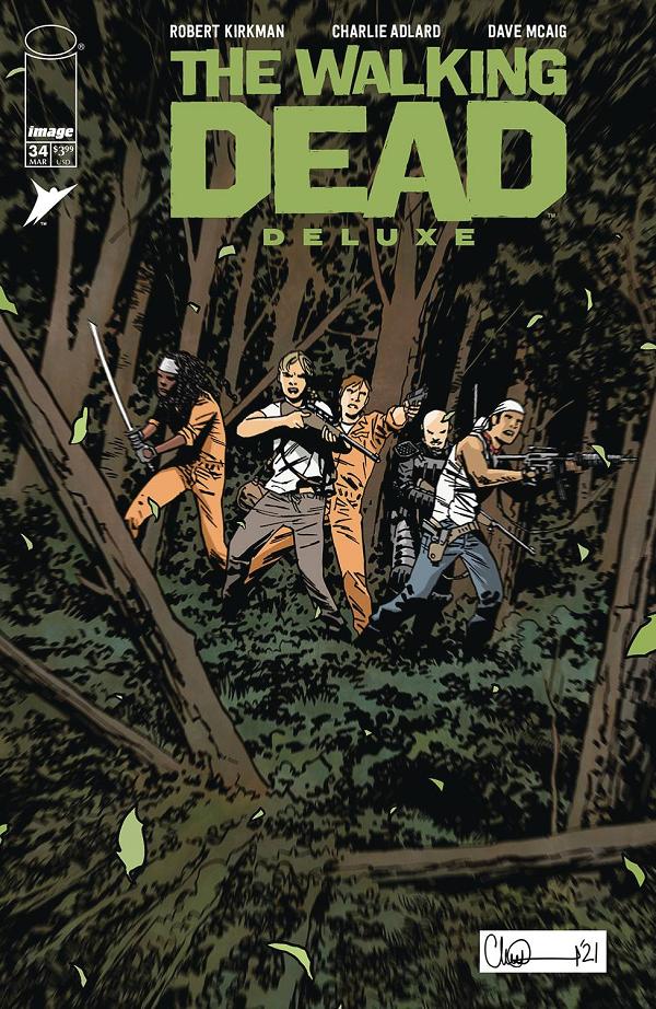 Walking Dead Deluxe #34 CVR D ADLARD (MR) cover