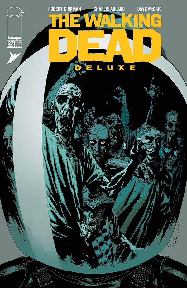 Walking Dead Deluxe #27 variant cover by Charlie Adlard