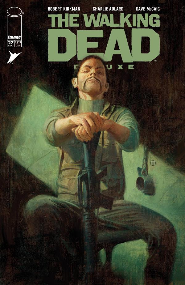 Walking Dead Deluxe #27 variant cover by Julian Totino Tedesco