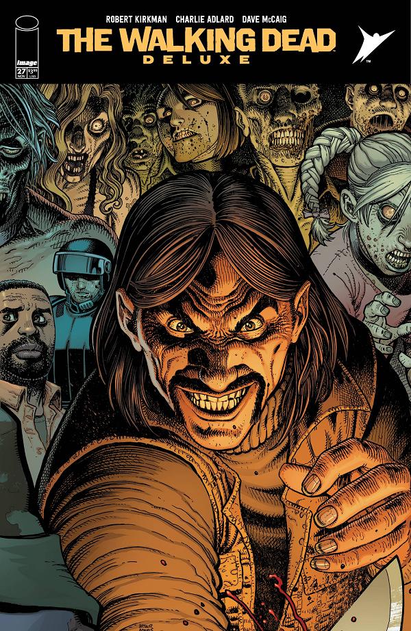 Walking Dead Deluxe #27 variant cover by Arthur Adams