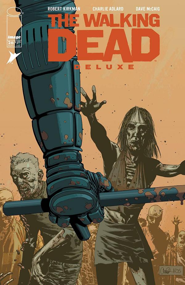 Walking Dead Deluxe #26 variant cover by Charlie Adlard