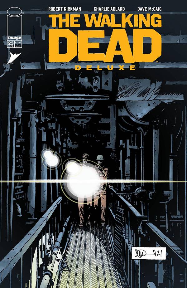 Walking Dead Deluxe #25 variant cover by Charlie Adlard