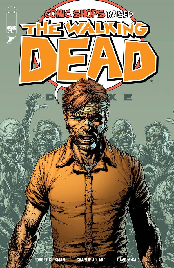 Walking Dead Deluxe #24 variant cover by David Finch