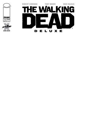 Walking Dead Deluxe #1 CVR F BLANK SKETCH CVR (MR) cover