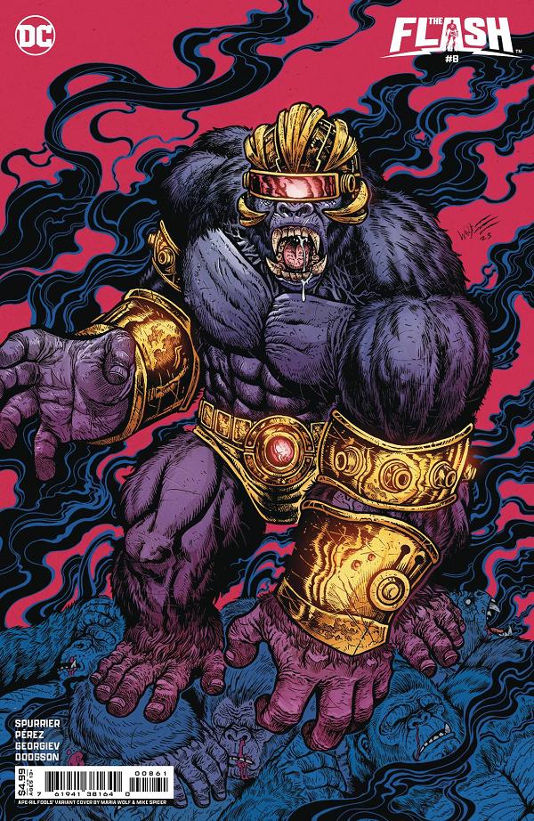 Flash #8 CVR D MARIA WOLF APRIL FOOLS GORILLA GRODD CSV cover