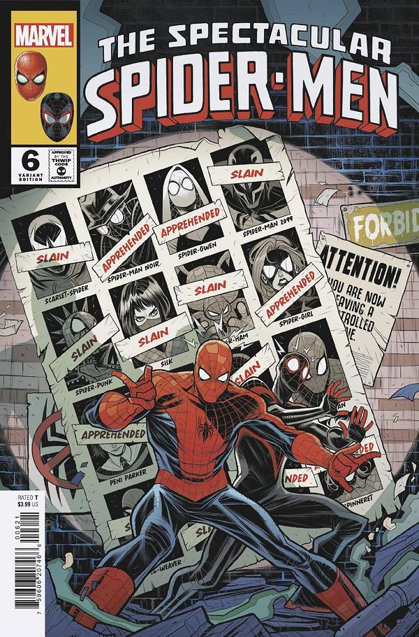 The Spectacular Spider-Men #6 variant cover by Elizabeth Torque