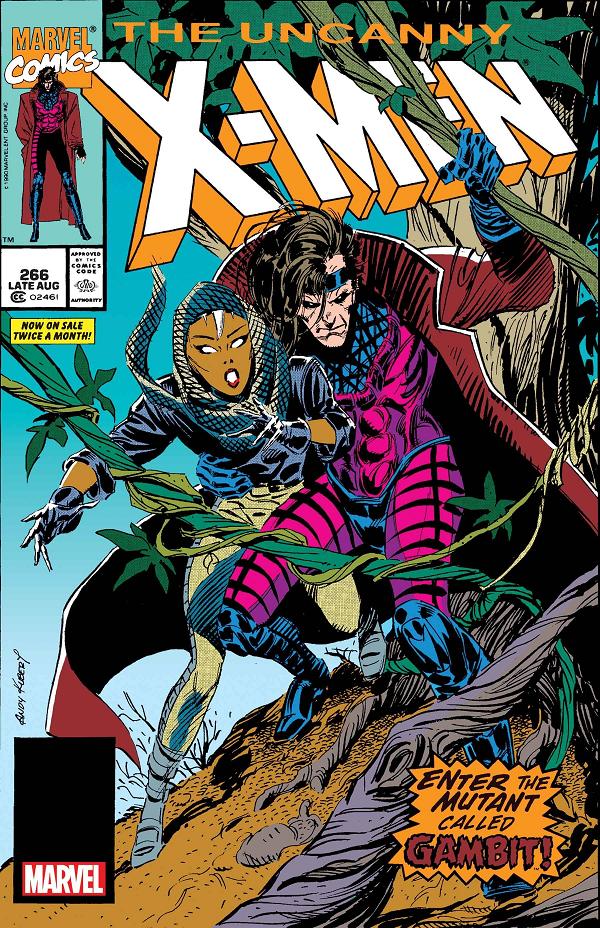 Uncanny X-Men #266 cover by Andy Kubert