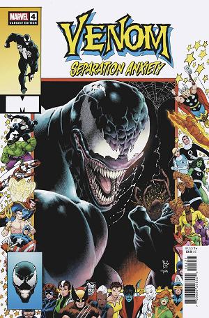 Venom: Separation Anxiety #4 (OF 5) PAULO SIQUEIRA HOMAGE cover