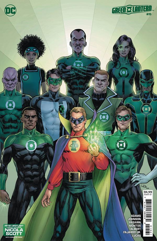 Green Lantern #15 CVR D NICOLA SCOTT ARTIST SPOTLIGHT CSV AP cover