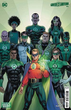 Green Lantern #15 CVR D NICOLA SCOTT ARTIST SPOTLIGHT CSV AP cover