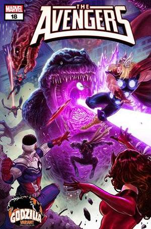 Avengers #18 ARIO ANINDITO GODZILLA cover