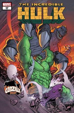 Incredible Hulk #17 ANDREI BRESSAN GODZILLA cover
