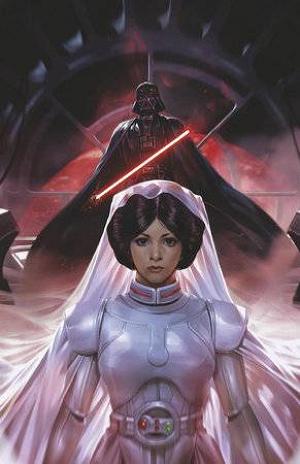 Star Wars: Darth Vader #50 100 COPY INCV CHEW LEIA VIR cover