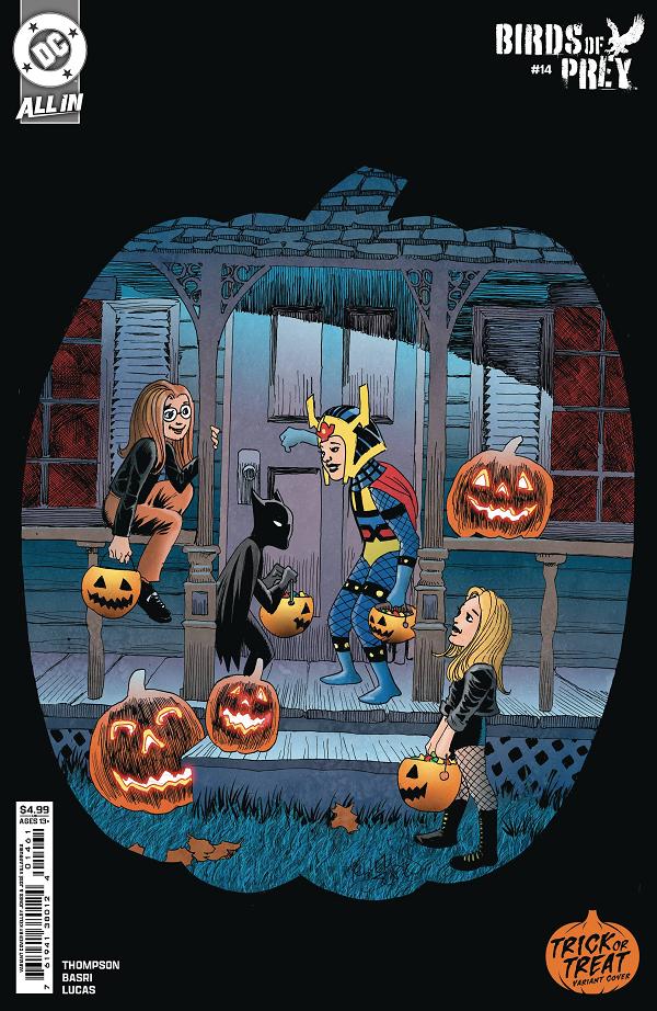 Birds Of Prey #14 CVR D KELLEY JONES TRICK OR TREAT CSV cover